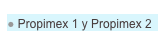 Propimex 1 y Propimex 2